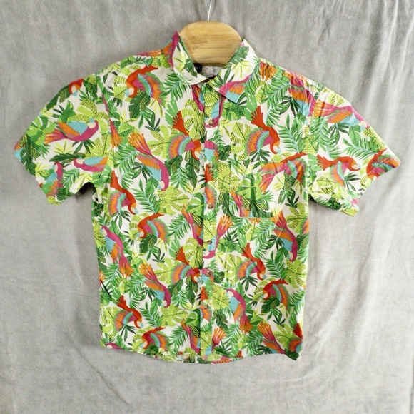 Old Navy Other - Old Navy Mens Medium Hawaiian 100% Cotton Shirt Resort Beach Cruise Vacation